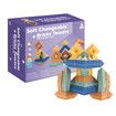 30 Pieces Soft Silicone Pyramid Stacking Building Blocks for Toddlers,Montessori Toys for 3+Years, Preschool Learning Activities, STEM Sensory Toys