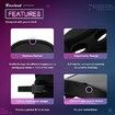 Face Transforming LED Mask Programmable Customizable Light Effects with Bluetooth App Control for Costume or Cosplay