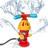Hydrant Sprinkler for Kids with Roating Spray Nozzles Water Sprinkler for Toddlers Ages 3+ Kids Sprinkler for Yard Summer
