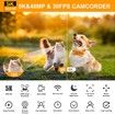 5K WiFi RC Night Vision Vlogging Camera with 16X Digital Zoom Microphone Handheld Stabilizer Lens Hood and 2 Batteries