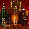 2M LED USB POWERED Christmas Lights Outdoor Christmas Decorations Climbing Santa Claus Bell Decorations Lights Indoor Window,christmas Tree Decor