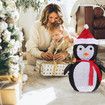 30x70cm Lighted Penguin 40-LED Lighted, Battery Operated Lawn Decoration Christmas Decorations Indoor Outdoor