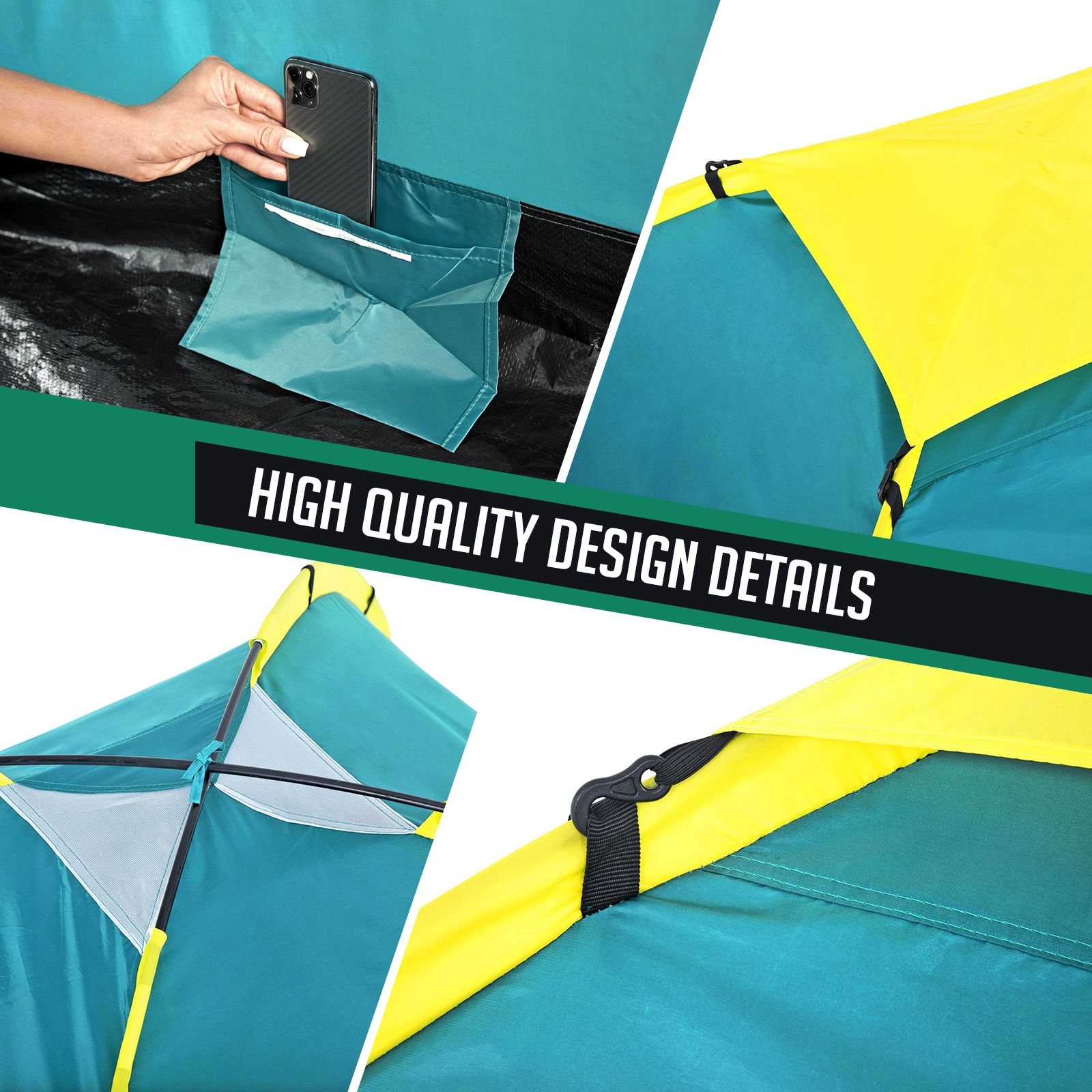 Bestway Pop UP Camping Tent for 3 Person Auto Outdoor Gear Hiking