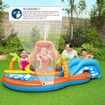 Bestway Inflatable Pool 265x265x104 cm Lava Lagoon Oval Inflatable Play Water Fun Park With Slide kids Outdoor