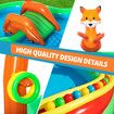 Bestway Inflatable Pool Play Centre Blow Up Water Park Center Slide Splash Toys Kiddie Bouncy Activity Center Game Area Ring Sprayer Balls Playset