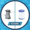 Bestway Fast Set Pool 3.66mx76cm Inflatable Above Ground Swimming Filter Pump Outdoor Round Rattan 12ftx30in Family Kids Adults Water Play Party