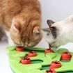 Interactive Cat Puzzle Feeder, Treat Dispenser Cat Toy Cat Brain Stimulation Toys Slow Feeder Cat Enrichment Toys for Indoor Cats