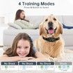 Rechargeable Smart Dog Bark Control Collar Safe Anti-Barking Training with Beep Vibration and Shock Modes