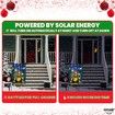 Solar Lighted Christmas Garden Flag 12x18 Inch Double Sided,  Christmas Gnome Flag, Christmas Outdoor Decorations Yard Christmas Flag