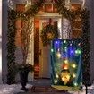 Solar Lighted Christmas Garden Flag 12x18 Inch Double Sided,  Christmas Gnome Flag, Christmas Outdoor Decorations Yard Christmas Flag