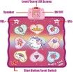 Kids Dance Mat with 5 Play Modes and 3 Challenge Levels Music Touch Play Mat Birthday Gift for Girls Age 3-10