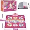 Kids Dance Mat with 5 Play Modes and 3 Challenge Levels Music Touch Play Mat Birthday Gift for Girls Age 3-10