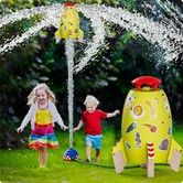 Sprinkler Rocket Water Toys for Kids Launcher, Attaches to Garden Hose Splashing Fun Holiday & Birthday Gift