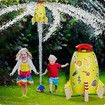 Sprinkler Rocket Water Toys for Kids Launcher, Attaches to Garden Hose Splashing Fun Holiday & Birthday Gift
