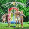 Sprinkler Rocket Water Toys for Kids Launcher, Attaches to Garden Hose Splashing Fun Holiday & Birthday Gift