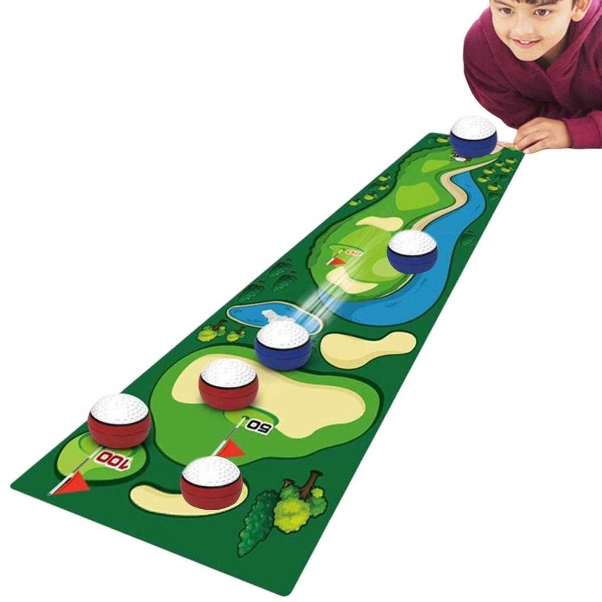 Golf Tabletop Game, Mini Golf Game Set for Kids Golf Game Kit Portable Family Board Game for Kids and Adults