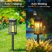 Solar Pathway Lights Outdoor,Upgraded Solar Outdoor Lights,Bright Solar Garden Lights Outdoor Waterproof,Auto On/Off Outdoor Solar Lights for Yard Landscape Path Lawn Patio Walkway (4 Pack)