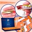 Fishing Advent Calendar 24 Days Countdown Fishing Lures Set Christmas Gift for Men and Boys