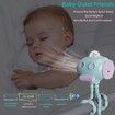 Stroller Cooling Fan for Baby with 3 Speeds Night Light Ssongs Rechargeable Rotatable Handheld Personal Fan for Car Seat Crib Bike (Blue)