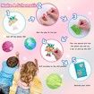 DIY Sparkle Gem Children's Kids 6 Stickers Cartoon Diamond Painting,Fun Arts and Crafts Kits Magical Cute Art 19x19cm Dino