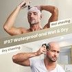 7D Head Shavers for Bald Men,Detachable Head Shaver LED Display Dry/Wet Bald Head Shavers,IPX7 Waterproof Head Shavers