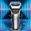 Electric Razor for Men,Shavers for Men Electric Razor Wet Dry,Rechargeable Mens Shaver Electric Foil,USB Travel Cordless Man Electric Razor Shaving Facial with Trimmer