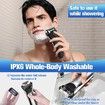 Electric Razor for Men,Shavers for Men Electric Razor Wet Dry,Rechargeable Mens Shaver Electric Foil,USB Travel Cordless Man Electric Razor Shaving Facial with Trimmer