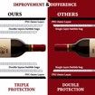 Reusable Wine Protector Sleeves Leak-Proof Impact-Resistant Wine Bags for Travel 4-Pack