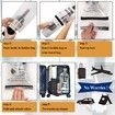 Reusable Wine Protector Sleeves Leak-Proof Impact-Resistant Wine Bags for Travel 4-Pack