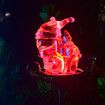 3pcs Christmas Solar Decorations Solar Christmas Garden Stake Lights, Outdoor Christmas Decorations Yard Waterproof Garden Stake Lights