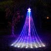 Smart Christmas Star String Lights with Star and Moon Topper 305 LEDs for Christmas Tree Decoration