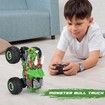 Remote Control Monster Truck RC Dinosaur Car Toys with Music Lights for Kids Birthday for Boys Ages 6+