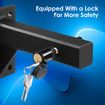 8T Pintle Hook Hitch Tow Ball Mount Adjustable Trailer Towing Receiver Drop Down Truck Car Accessory Heavy Duty
