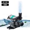 Solar Water Pump 10W 12V Brushless Solar Panel Kit Powered Fountain Pond Plastic for Fish Water Pool Garden Decoration
