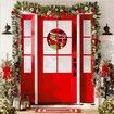Christmas Wreath Decorations Merry Grinchmas Wooden Door Signs Home Decor for Front Porch Window Wall Farmhouse Indoor Outdoor