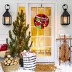 Christmas Wreath Decorations Merry Grinchmas Wooden Door Signs Home Decor for Front Porch Window Wall Farmhouse Indoor Outdoor