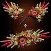 Wildflower Bouquet Artificial Flowers Sets, DIY Creative Flowers Bouquet for Adults (812 pcs)