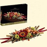 Wildflower Bouquet Artificial Flowers Set 812Pcs DIY Creative Spring Flower Collection Decor Building Blocks Home Office Gift Botanical Decoration