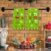Christmas Grinch Kitchen Towels, 2 Pack Holiday Collection Dish Towels, Absorbent Bathroom Hand Towels