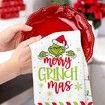 Grinch Holiday Kitchen Towels 2-Pack Absorbent Christmas Bathroom Hand Towels