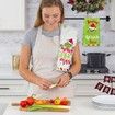 Grinch Holiday Kitchen Towels 2-Pack Absorbent Christmas Bathroom Hand Towels