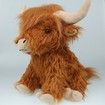 25cm Highland Cow Stuffed Animal Realistic Cow Plush Cattle Simulation Highland Cuddly Plushie Doll Farm Home Decor For Kids Age 3+