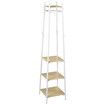 Closet Organiser Clothes Rack Coat Stand Shelf Hook Hanger Hat Storage Hanging Display Scarf Cap Garment Freestanding Holder