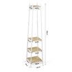 Closet Organiser Clothes Rack Coat Stand Shelf Hook Hanger Hat Storage Hanging Display Scarf Cap Garment Freestanding Holder