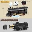 Remote Control Christmas Train Set for Kids Electric Train Toy with Long Tracks