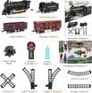 Remote Control Christmas Train Set for Kids Electric Train Toy with Long Tracks
