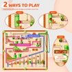Magnetic Color and Number Maze,Montessori Toys for 3+ Year Old,Wooden Puzzle Activity Board,Learning Educational Counting Matching Toys for Toddlers and Kids Boys Girls Preschoolers