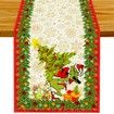 Grinch Table Runner Merry Grinchmas Tablecloth Winter Xmas Christmas Decorations and Supplies for Home Kitchen Table-33*183cm
