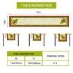 Grinch Table Runner Merry Grinchmas Tablecloth Winter Xmas Christmas Decorations and Supplies for Home Kitchen Table-33*183cm
