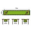 Grinch Table Runner Merry Grinchmas Tablecloth Winter Xmas Christmas Decorations and Supplies for Home Kitchen Table-33*183cm